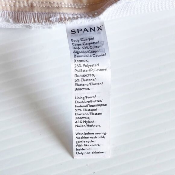 Spanx jean-ish ankle leggings medium denim looking pure white Size Small - Picture 8 of 13